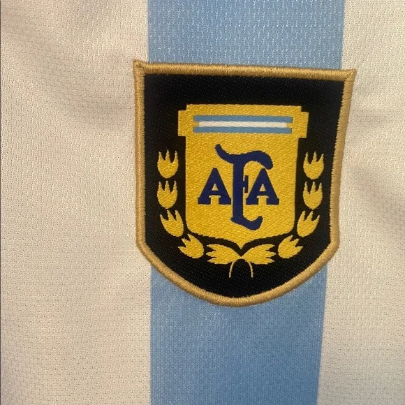 1999-2000 Reebok Official Argentina White and Blue AFA Soccer/Futbol Jersey - Picture 3 of 9